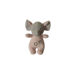 Doudou peluche éléphant 22 cm Tom & Kiddy Tomkids