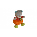 Doudou peluche chat 24 cm Mots d'Enfants