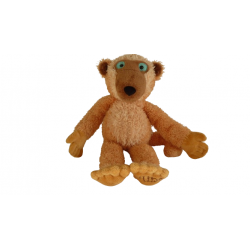 Doudou peluche singe lémurien 37 cm