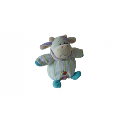 Doudou peluche vache La Folie des Poupons Eluz