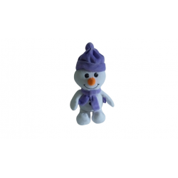 Doudou peluche bonhomme de neige Milka