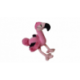 Doudou peluche flamant rose Sandy