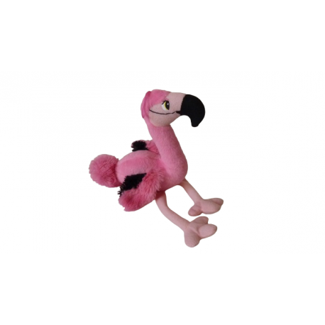 Doudou peluche flamant rose Sandy