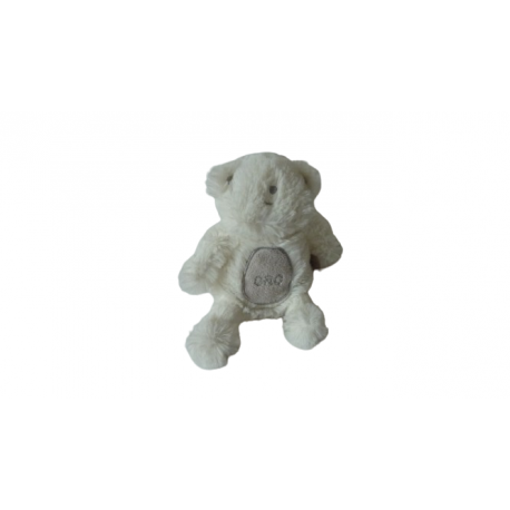 Doudou peluche ours ou chat ORC 17 cm Orchestra