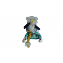 Doudou attache sucette chien Pépin BN0446 Baby'Nat