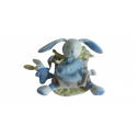 Doudou marionnette lapin Les Microfibres DC2567 Doudou et Compagnie