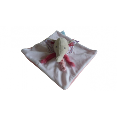 Doudou éléphant Eglantine BN0517 Baby'Nat