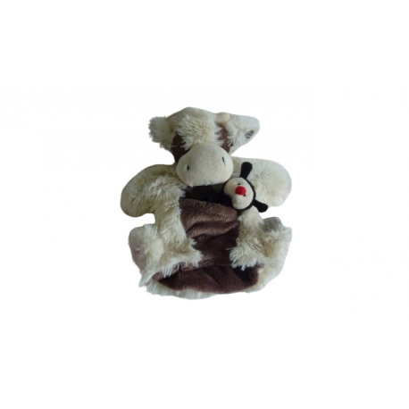 Doudou marionnette vache et Mario HO2373 Histoire d'Ours