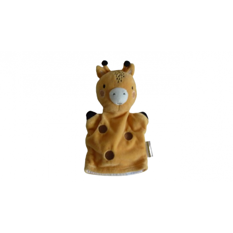 Doudou marionnette girafe Vertbaudet