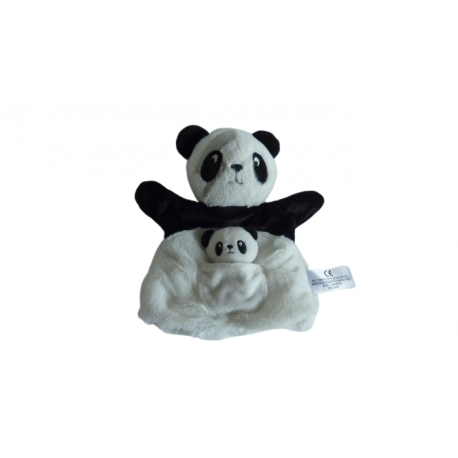 Doudou marionnette panda et son petit Nicotoy Simba Toys