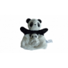 Doudou marionnette panda et son petit Nicotoy Simba Toys