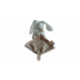 Doudou peluche mouchoir lapin sucre d'Orge