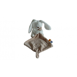 Doudou peluche mouchoir lapin sucre d'Orge