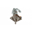 Doudou peluche mouchoir lapin sucre d'Orge