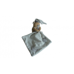 Doudou peluche mouchoir ours Les Luminescents BN0137 Baby'Nat