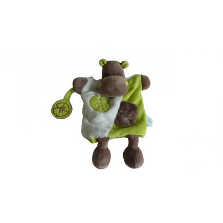 Doudou marionnette hippopotame Les Douillettes BN0282 Baby'Nat
