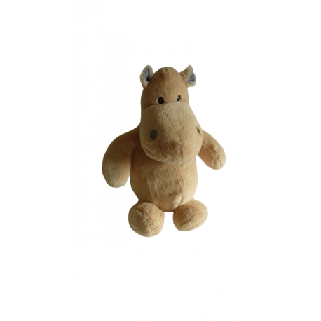 Doudou peluche hippopotame 54 cm La Blanche Porte