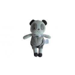 Doudou peluche panda 26 cm Mots d'Enfants