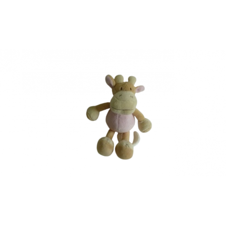 Doudou peluche musicale vache 19 cm Cabbac Bout'Chou