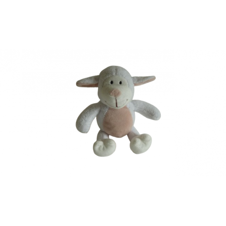 Doudou peluche mouton 25 cm Wergona