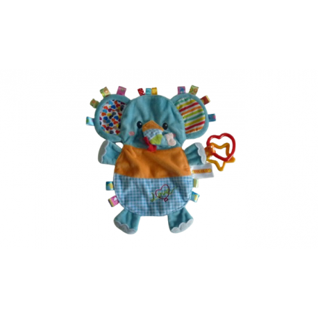 Doudou éléphant éveil Tololo Jing Bao Toys