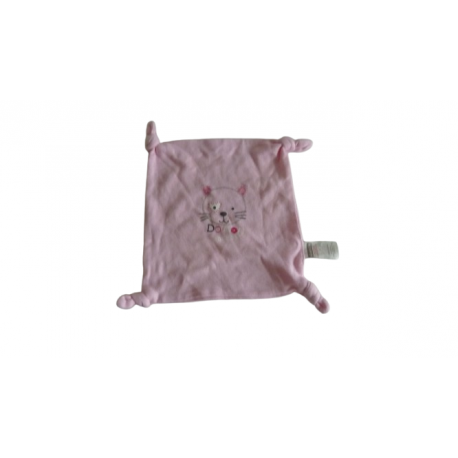 Doudou carré plat ours Absorba