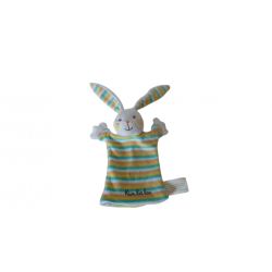 Doudou marionnette lapin Kimbaloo La Halle