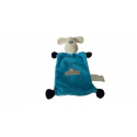 Doudou mouton Brioche turquoise Beryl