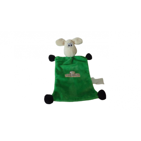 Doudou mouton Brioche vert Beryl