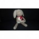 DOUDOU LAPIN DORMEUR PELUCHE OBAIBI