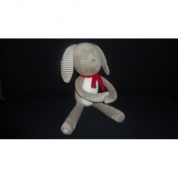 DOUDOU LAPIN DORMEUR PELUCHE OBAIBI