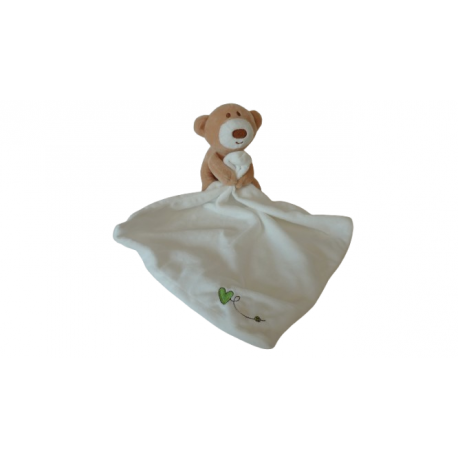 Doudou peluche mouchoir ours comme neuf