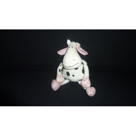 DOUDOU VACHE PELUCHE AUBERT